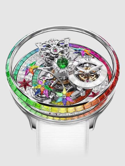 Jacob & Co AF921.30.AB.AC.A Fleurs De Jardin RAINBOW AND WHITE GOLD replica watch